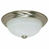 Rainbow EVER 2926 BN One Light Flush Ceiling Mount in Brushed Nickel Finish