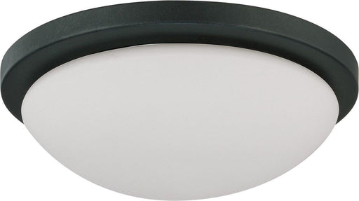 Nuvo Lighting 60-2942 Button Collection One Light Energy Star Efficient GU24 Flush Ceiling in Aged Bronze Finish