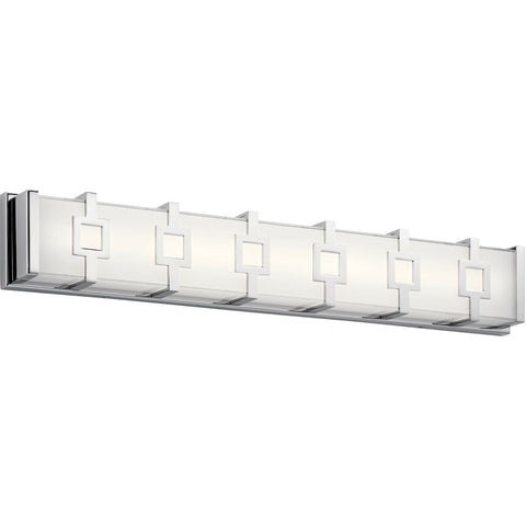 Elan by Kichler Lighting 83905 Velitri Collection LED Bath Vanity Wall Light in Chrome Finish