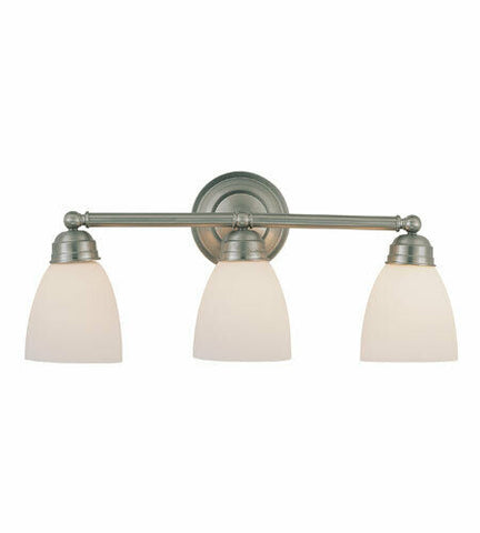 Trans Globe Lighting 3357 BN Ardmore Collection Three Light Bath Vanity Wall Mount in Brushed Nickel Finish