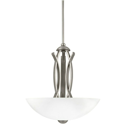 Aztec by Kichler Lighting 34422 Three Light Contemporary Hanging Pendant Chandelier in Polished Nickel Finish