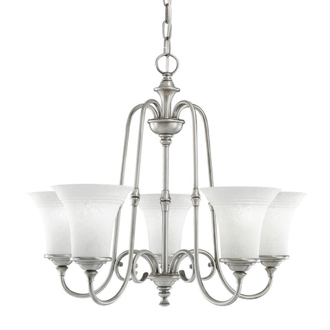 Aztec by Kichler Lighting 34921 Five Light Northampton Collection Hanging Chandelier in Antique Pewter Finish