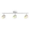 CE 38682 Three Light LED Directional Linear Semi Flush Ceiling Fixture in White Finish