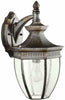 Kichler Lighting 9369 TZ Warrington Collection One Light Outdoor Exterior Wall Lantern in Tannery Bronze Finish