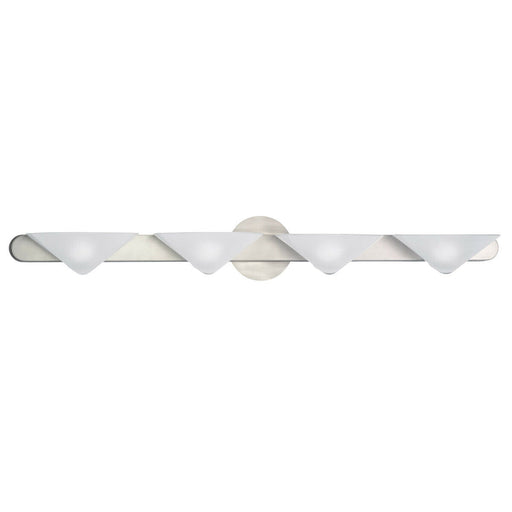 Aztec by Kichler Lighting 37913 Reyna Collection Four Light Bath Vanity Wall Mount in Brushed Nickel Finish