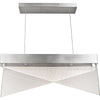 Quoizel Lighting PCIM130C Impulse Collection Integrated LED Hanging Linear Pendant Chandelier in Aluminum Finish