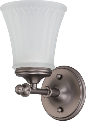 Nuvo Lighting 60-4011 Teller Collection One Light Wall Sconce in Aged Pewter Finish
