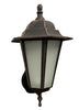 Trans Globe Lighting PL-4055RT-LED One Light Cast Aluminum Outdoor Exterior Wall Lantern in Rust Finish