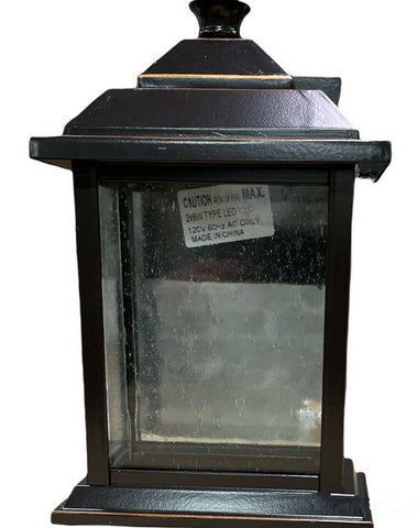 Trans Globe Lighting LED-40810 ROB LED Outdoor Wall Mount Lantern in Rubbed Oil Bronze Finish