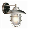 Trans Globe Lighting LED-4370 ST Coastal Coach Collection Integrated LED Wall Lantern in Stainless Steel Finish