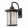 Trans Globe Lighting PL-440040BK-LED One Light GU24 LED Outdoor Wall Mount Lantern in Black Finish