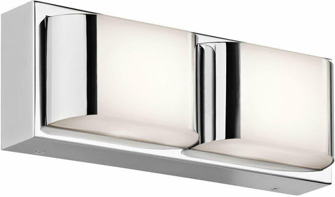 Kichler Lighting 45820CHLED Nita Collection LED Bath Vanity Wall Mount in Polished Chrome Finish
