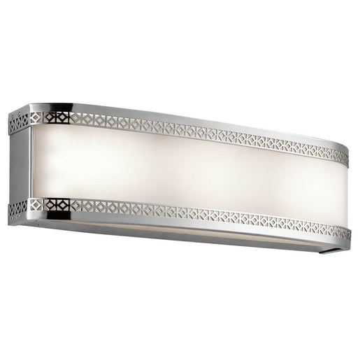 Kichler Lighting 45852CHLED Contessa Collection 3 Light LED Bath Vanity Wall Mount in Polished Chrome Finish