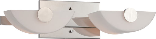 Nuvo Lighting 60-5192 Signature Collection Two Light Vanity Wall Mount in Polished Nickel Finish