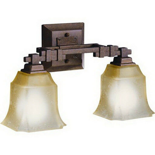 Aztec by Kichler Lighting 37924 Two Light Bath Vanity Wall Mount in Tannery Bronze Finish