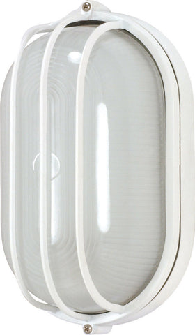 Nuvo Lighting 60-568 Signature Collection One Light Energy Efficient GU24 Exterior Outdoor Wall Lantern in White Finish