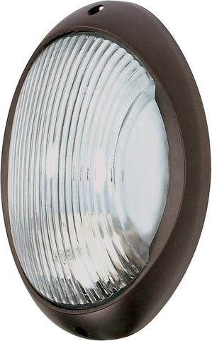 Nuvo Lighting 60-571 Signature Collection One Light Energy Efficient GU24 Exterior Outdoor Wall or Ceiling Lantern in Architectural Bronze Finish