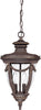 Nuvo Lighting 60-2048 Philippe Collection Two Light Exterior Outdoor Hanging Lantern in Belgium Bronze Finish