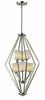 Z-Lite Lighting 608-6-CH Elite Collection Six Light Hanging Pendant Chandelier in Polished Chrome Finish