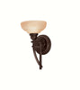 Aztec 37914 by Kichler Lighting Columbiana Collection One Light Wall Sconce in Olde Auburn Finish