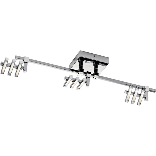 Elan by Kichler Lighting 83384 Velse Collection Integrated LED Linear Ceiling Fixture in Polished Chrome Finish
