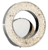 Elan by Kichler Lighting 83414 Crushed Ice Collection LED Wall Sconce in Polished Chrome Finish
