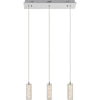 Elan by Kichler Lighting 83421 Neruda Collection Three Light Hanging Pendant Chandelier in Polished Chrome Finish