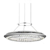 Elan by Kichler Lighting 83621 Joez Collection LED Hanging Pendant Chandelier in Crystal and Polished Chrome  Finish