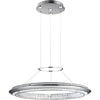 Elan by Kichler Lighting 83623 Joez Collection LED Hanging Pendant Chandelier in Crystal and Polished Chrome  Finish