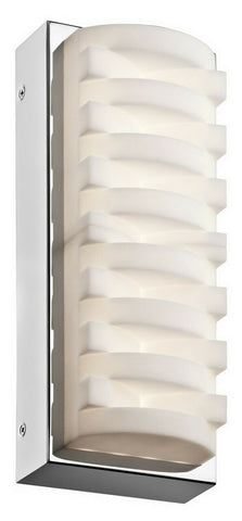 Elan by Kichler Lighting 83642 Minse Collection LED ADA Wall Sconce in Polished Chrome Finish