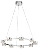 Elan by Kichler Lighting 83711 Avenza Collection LED Nine Light Hanging Pendant Chandelier in Polished Chrome Finish