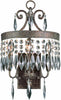 Trans Globe Lighting 8391 DBG Three Light Wall Sconce with Crystal in Dark Bronze Gold Finish