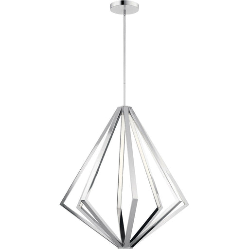 Elan by Kichler Lighting 84088 Everest Collection LED Hanging Pendant Chandelier in Polished Chrome Finish