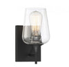 Octave Model #4030 One Light Wall Sconce in English Bronze, Warm Brass, Polished Chrome, or Black Finish