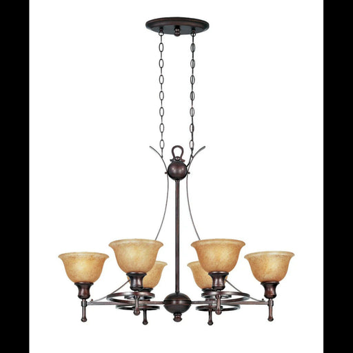 Designers Fountain Lighting 96439 TU Torrance Collection Six Light Chandelier in Tuscana Finish