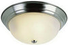 Trans Globe Lighting CB-1990TW BN Parlor Collection TWO PACK LED  Flush Ceiling Fixtures in Brushed Nickel Finish