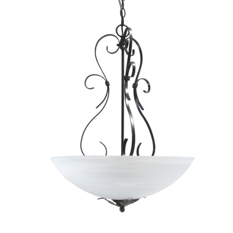 Designers Fountain Lighting 9162 ORB Chateau Collection Three Light Hanging Pendant Chandelier in Oil Rubbed Bronze Finish - Quality Discount Lighting