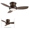 Minka Aire SPECIAL ORDER F519L-BN Concept II 52" Ceiling Fan in Brushed Nickel Finish