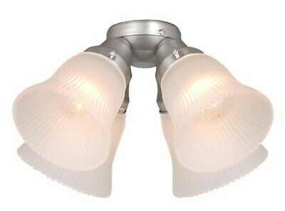 Vaxcel Lighting LK34244BN-C Four Light Ceiling Fan Light Kit in Brushed Nickel Finish