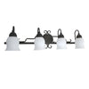 Trans Globe Lighting 2864 ROB Four Light Bath Vanity Wall Mount in Rubbed Oil Bronze Finish - Quality Discount Lighting
