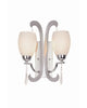 Trans Globe Lighting 1082 PC Two Light Wall Sconce in Polished Chrome Finish - Quality Discount Lighting