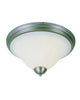 Trans Globe Lighting 29114 BN Two Light Flush Ceiling Fixture in Brushed Nickel Finish - Quality Discount Lighting