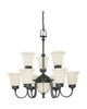 Nuvo Lighting 60-2811 Salem Collection Eleven Light Chandelier in Aged Bronze Finish - Quality Discount Lighting