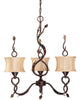 Nuvo Lighting 60-1421 Trellio Collection Three Light Chandelier in Autumn Gold Finish - Quality Discount Lighting