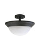 Kalco Lighting 1705 RB Two Light Semi Flush Ceiling Mount in Rembrant Finish - Quality Discount Lighting