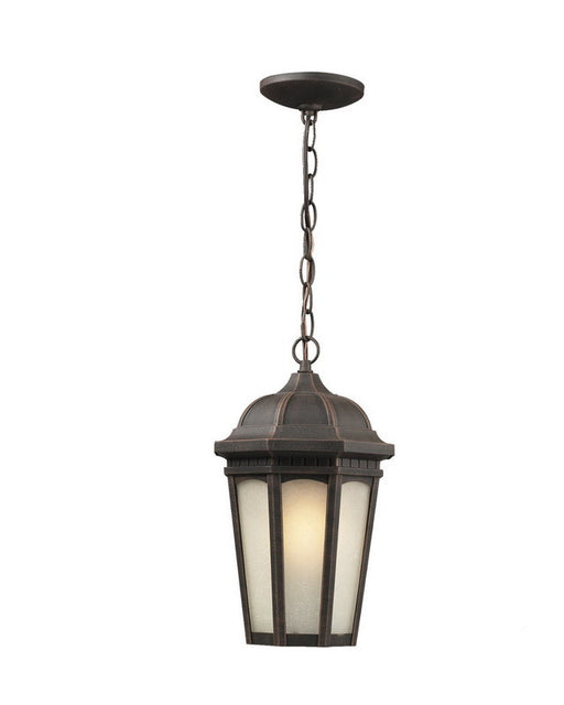 Z-Lite Lighting 508CHB-ABR One Light Outdoor Exterior Hanging Pendant Mount in Antique Bronze Finish - Quality Discount Lighting