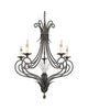 Quoizel Lighting RBT5005 SM Five Light Chandelier in Serengeti Black and Mayan Gold Leaf Finish - Quality Discount Lighting