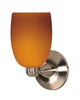 Nuvo Lighting 60-690 One Light Wall Sconce in Brushed Nickel Finish and Butterscotch Glass - Quality Discount Lighting