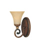 Designers Fountain Lighting 81501 BWG Montreaux Collection One Light Wall Sconce in Burnt Walnut with Gold Accents Finish - Quality Discount Lighting