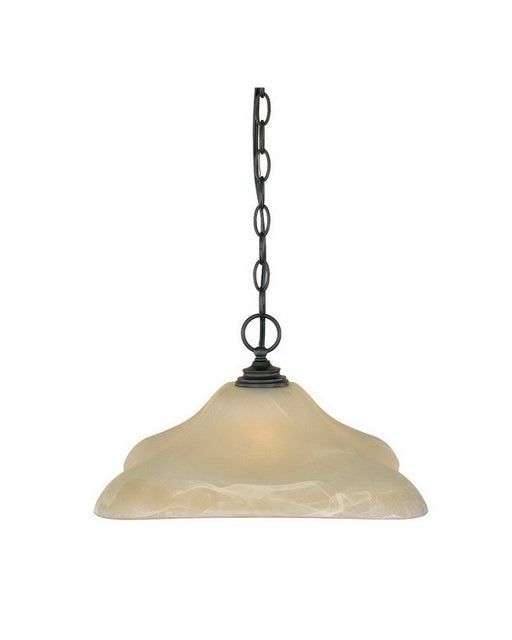 Designers Fountain Lighting 81932 BNB Bella Vista Collection One Light Hanging Pendant in Burnished Bronze Finish - Quality Discount Lighting